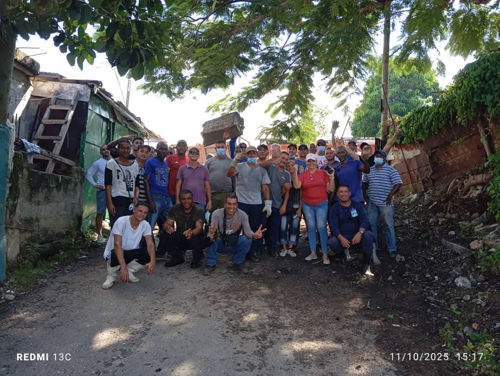 Cuba Catering S.A se suma al proceso de higienización del municipio Guanabacoa